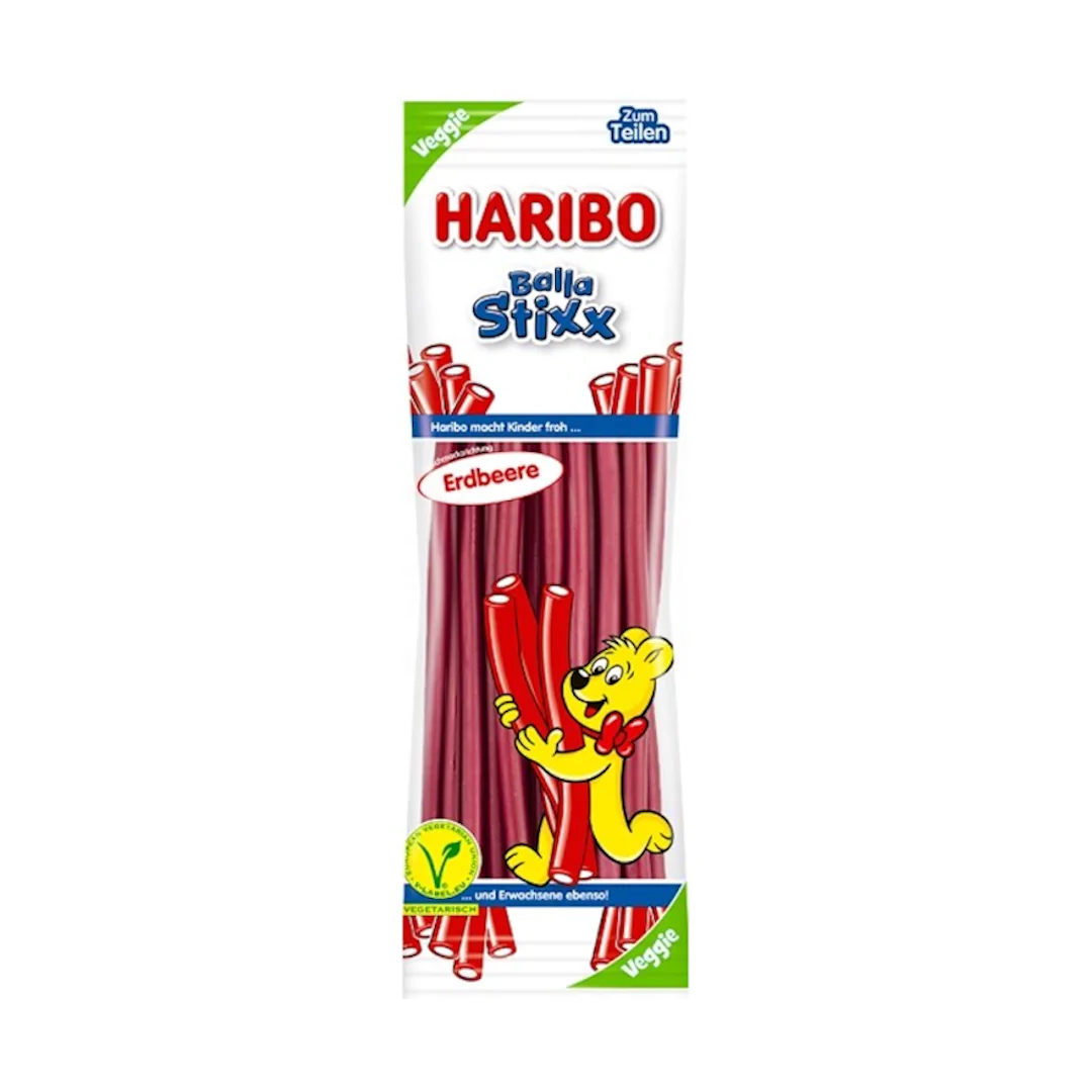 Haribo Balla Stixx Erdbeere-Veggie 200g